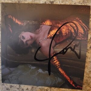 SIGNED Taylor Swift - The Life Of A Showgirl CD w/ Photo #2